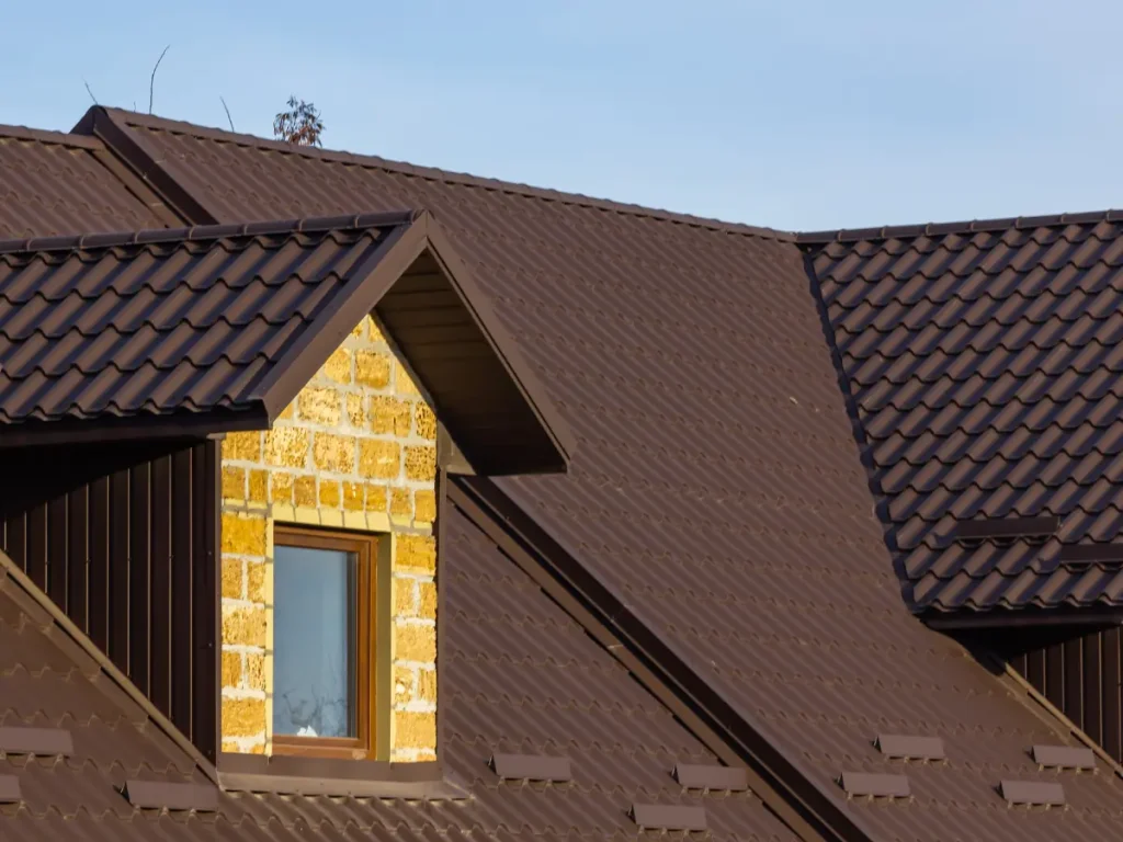 a commercial roof quality of a house